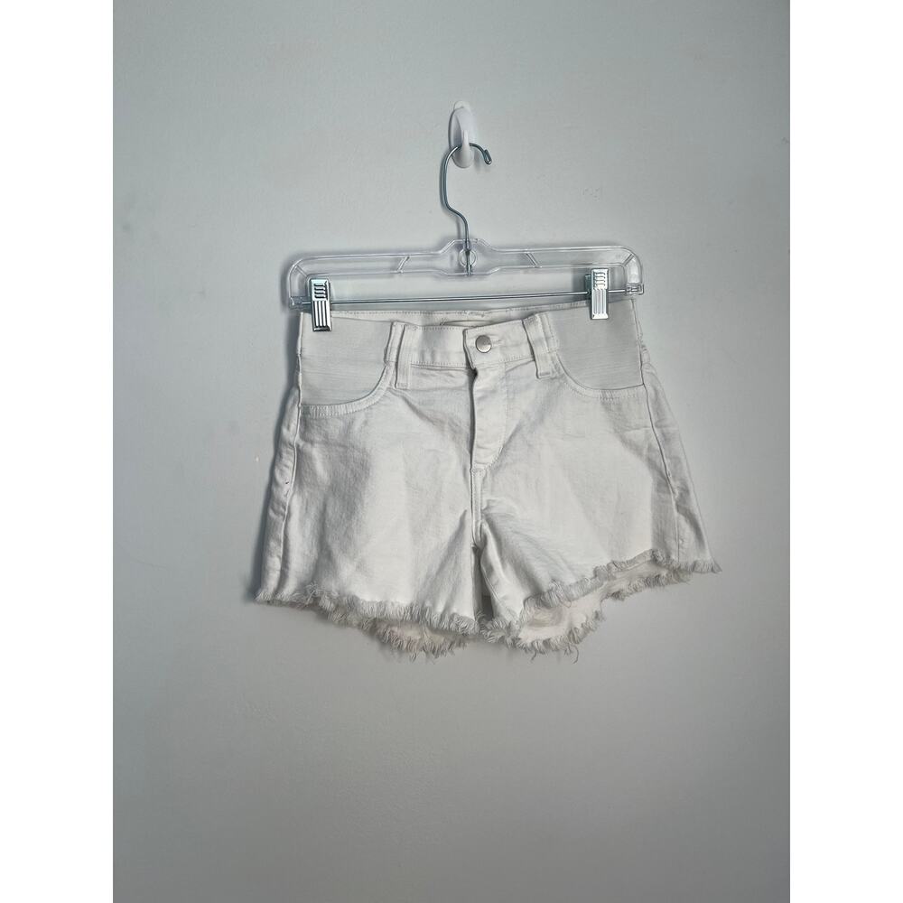 Joes Jeans Ozzie Shorts‎ Women 25 White Denim Cutoff Frayed Hem 4 Inch